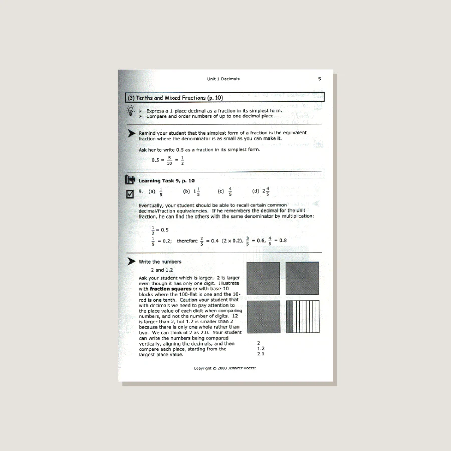 Primary Mathematics U.S. Edition Home Instructor's Guide 4B - Blemished - Image 2