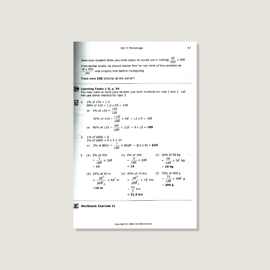 Primary Mathematics U.S. Edition Home Instructor's Guide 5B - Blemished - Image 4