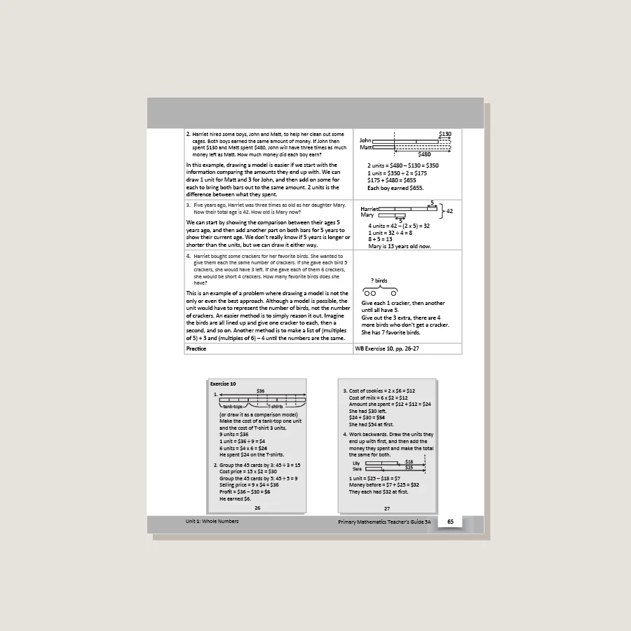 Primary Mathematics U.S. Edition Teacher's Guide 5A - Image 3