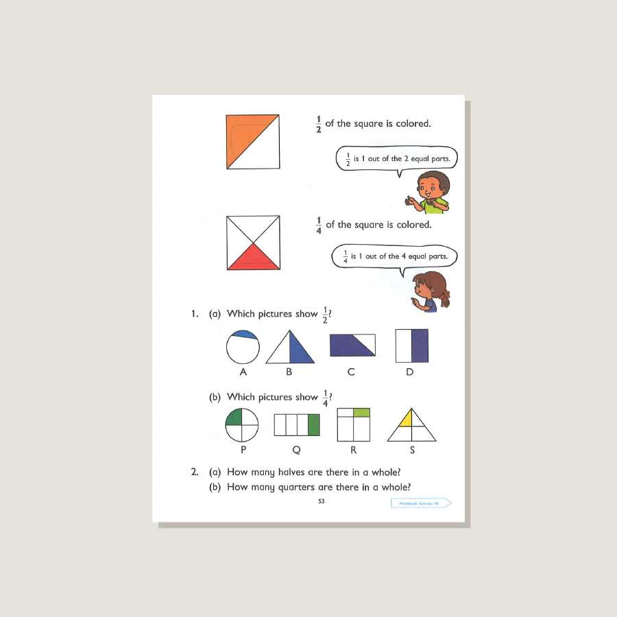 Primary Mathematics U.S. Edition Textbook 2B - Blemished - Image 3