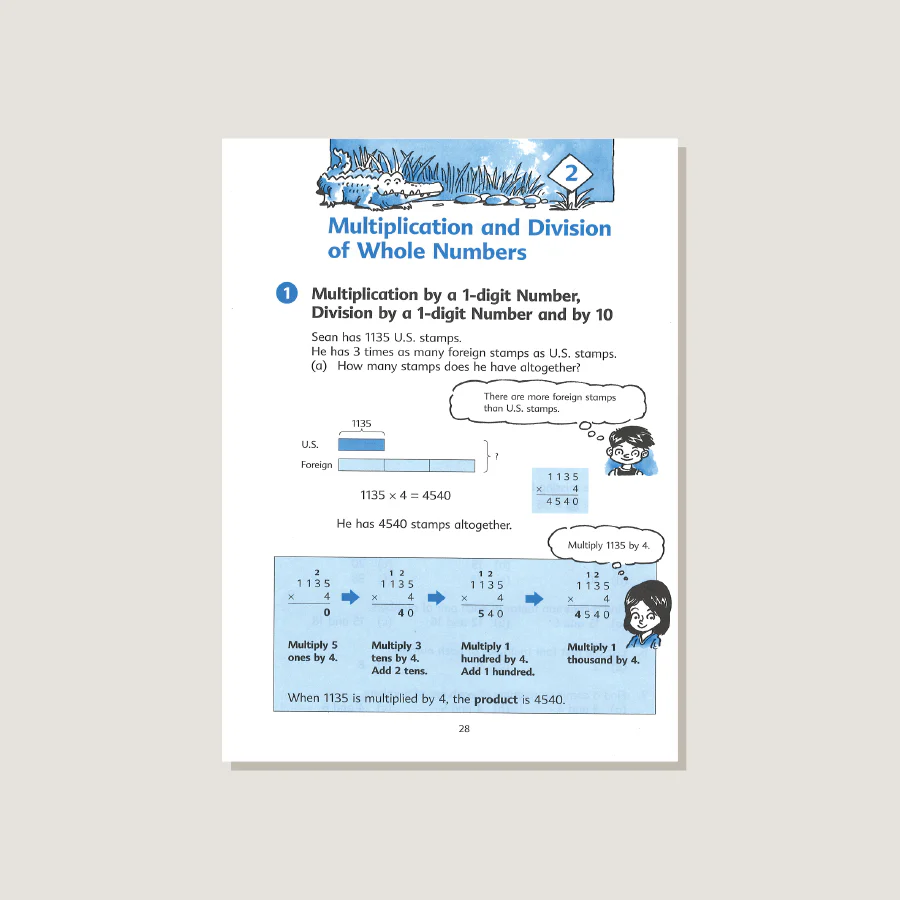 Primary Mathematics U.S. Edition Textbook 4A - Blemished - Image 2