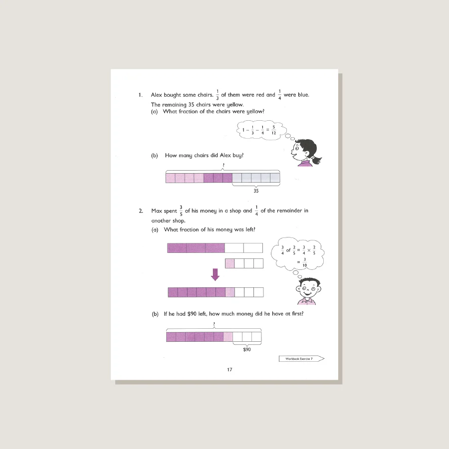 Primary Mathematics U.S. Edition Textbook 6B - Blemished - Image 3
