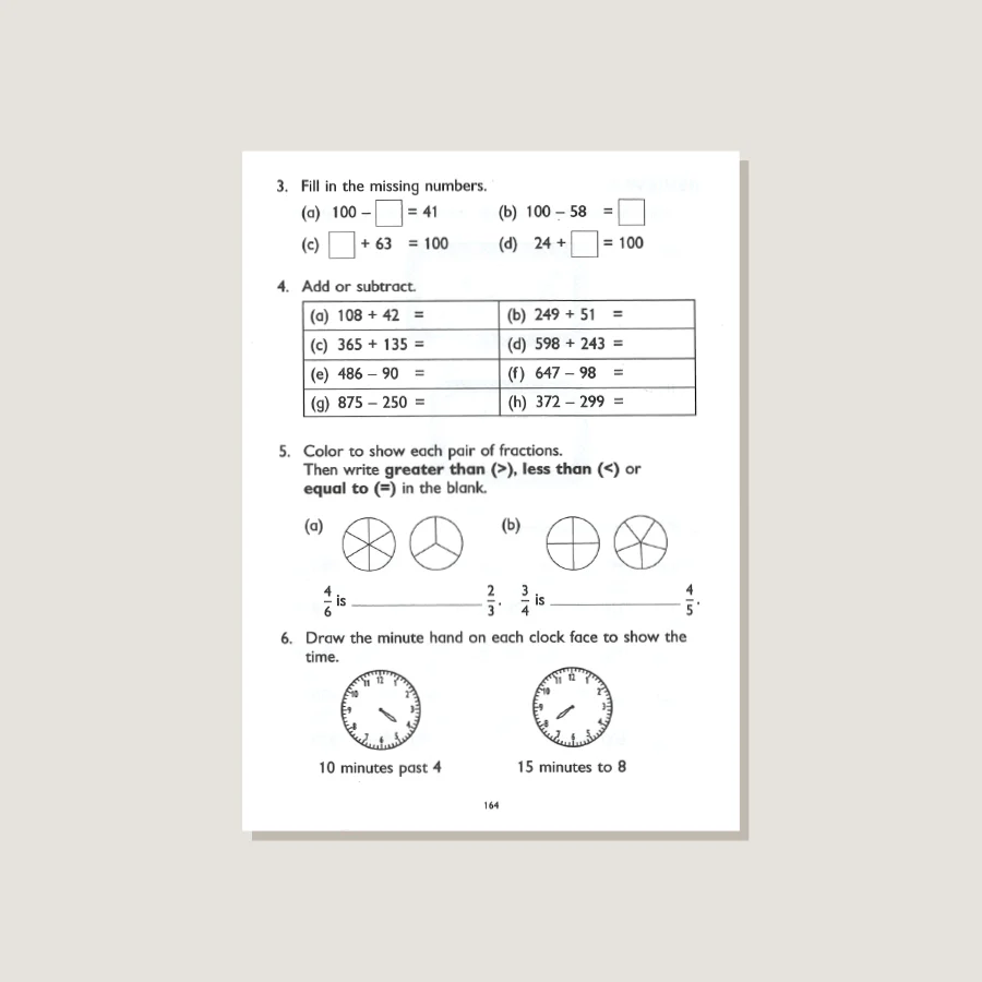 Primary Mathematics U.S. Edition Workbook 2B - Image 4