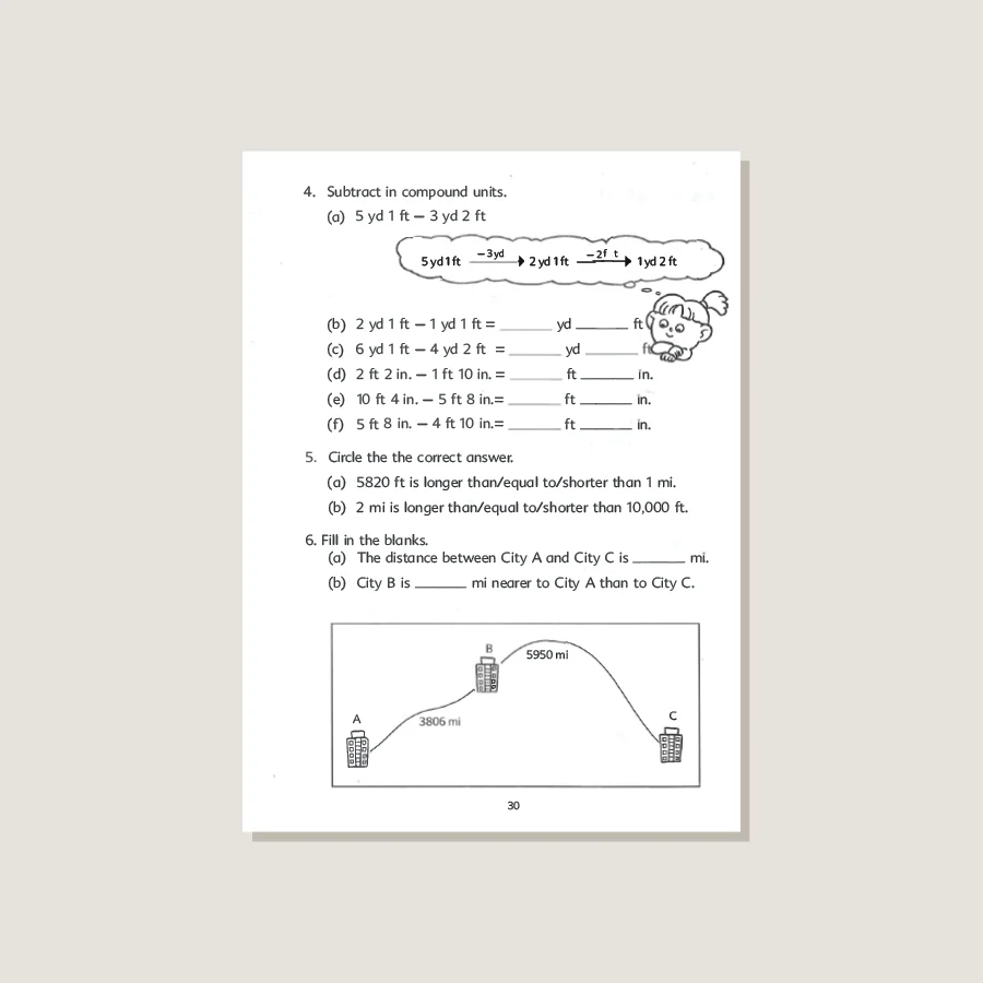Primary Mathematics U.S. Edition Workbook 3B - Blemished - Image 2