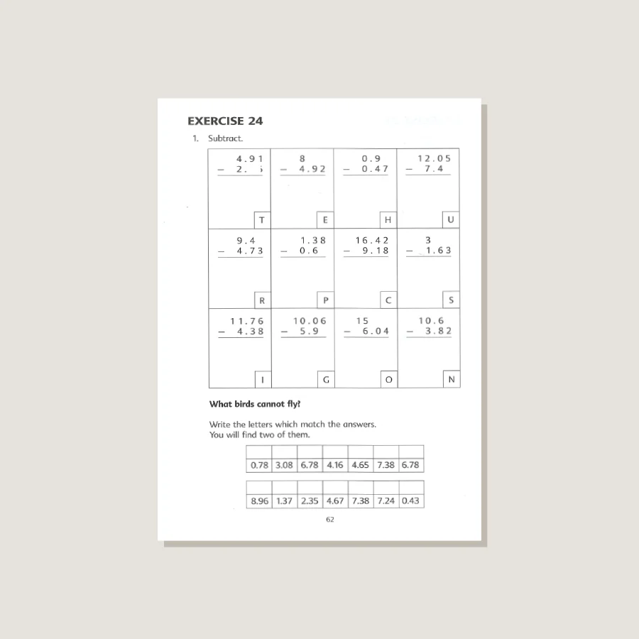 Primary Mathematics U.S. Edition Workbook 4B - Blemished - Image 3