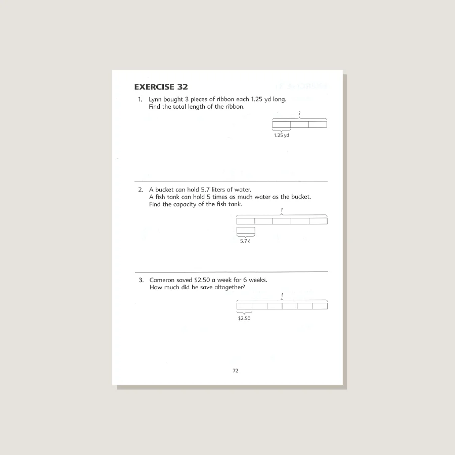 Primary Mathematics U.S. Edition Workbook 4B - Blemished - Image 4
