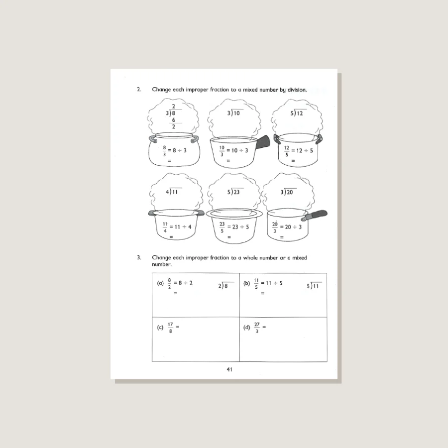 Primary Mathematics U.S. Edition Workbook 5A - Blemished - Image 3