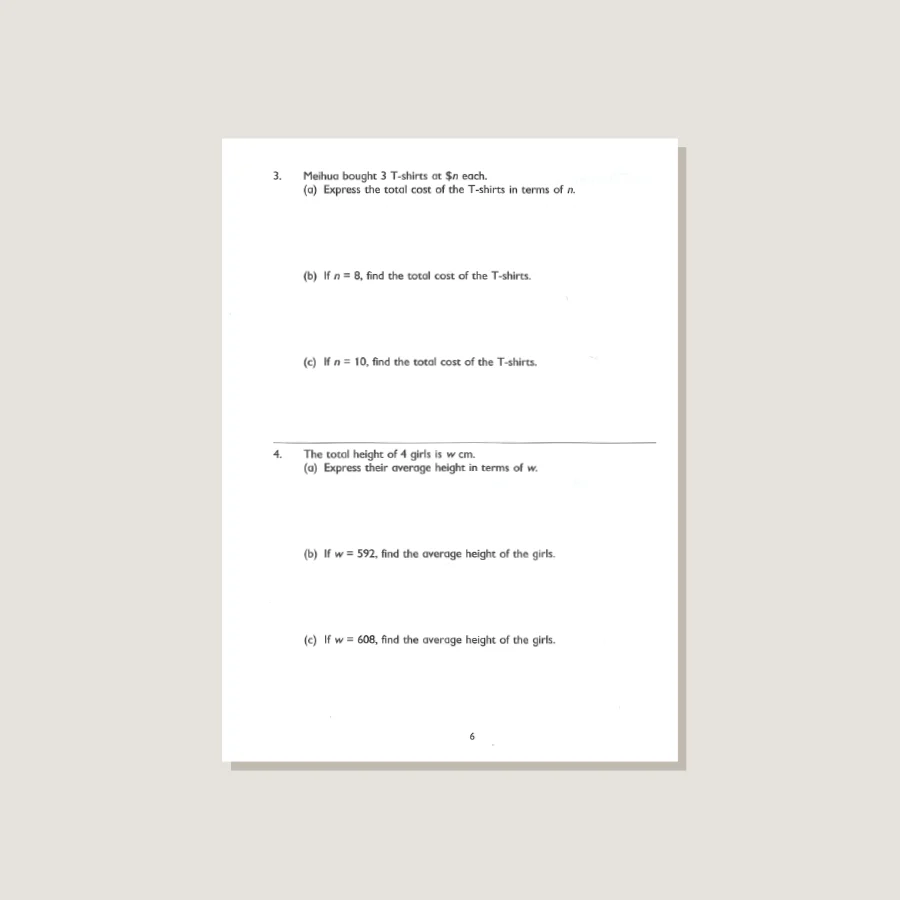 Primary Mathematics U.S. Edition Workbook 6A - Blemished - Image 2