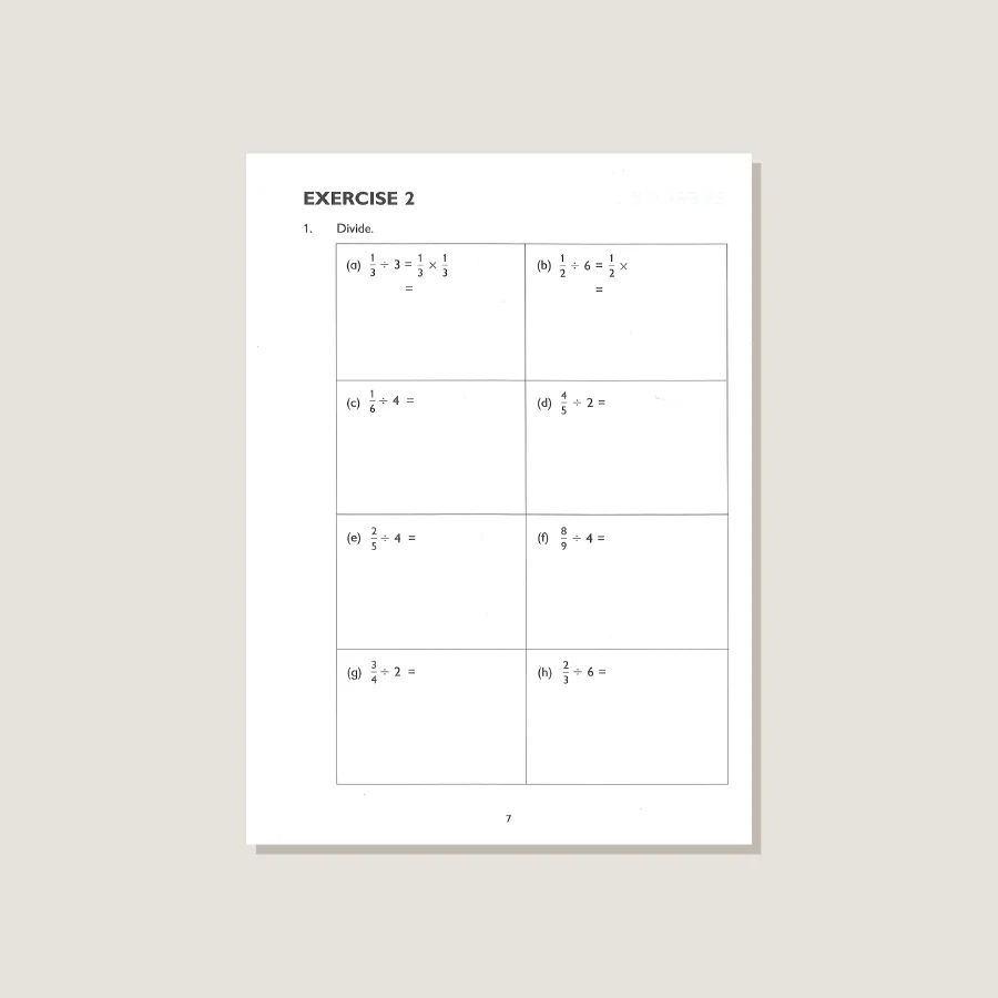 Primary Mathematics U.S. Edition Workbook 6B - Blemished - Image 2